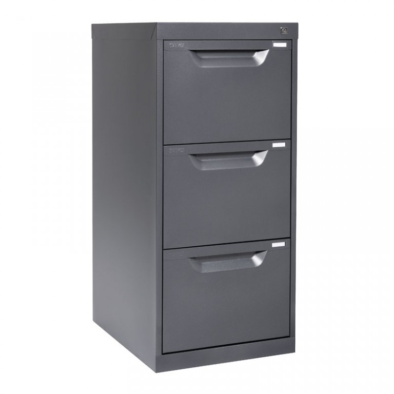 3 Drawer Metal Filing Cabinet - Macleod House